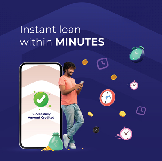 Person applying for an instant personal loan online for various financial needs