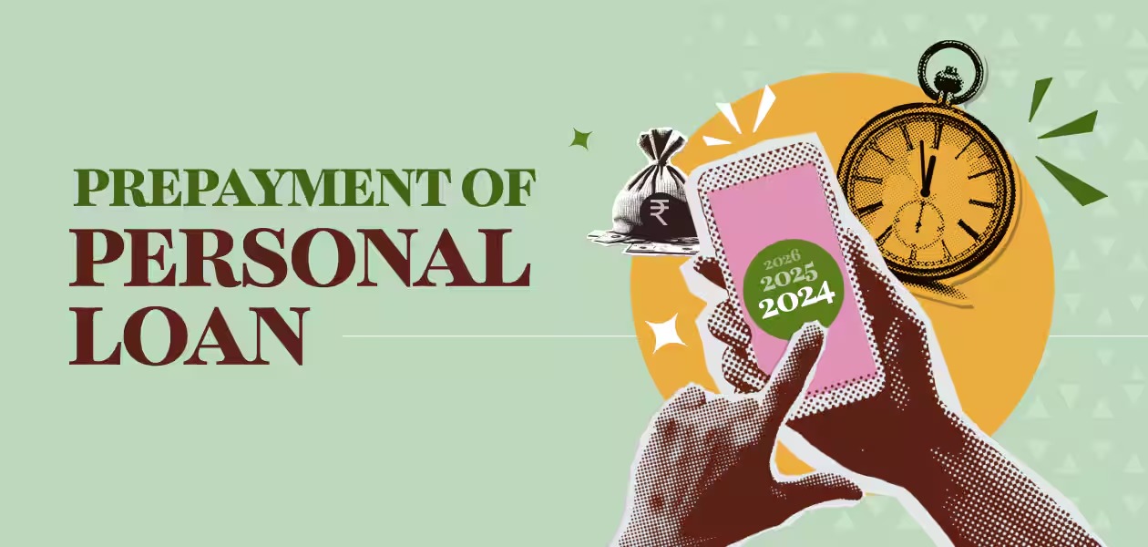 Man calculating loan prepayment options with a laptop and EMI chart