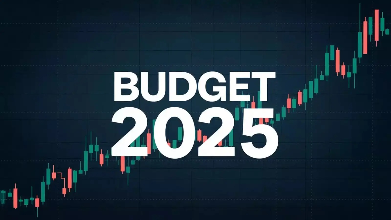 Union Budget 2025 impact on retail investors with financial symbols and stock market graph.