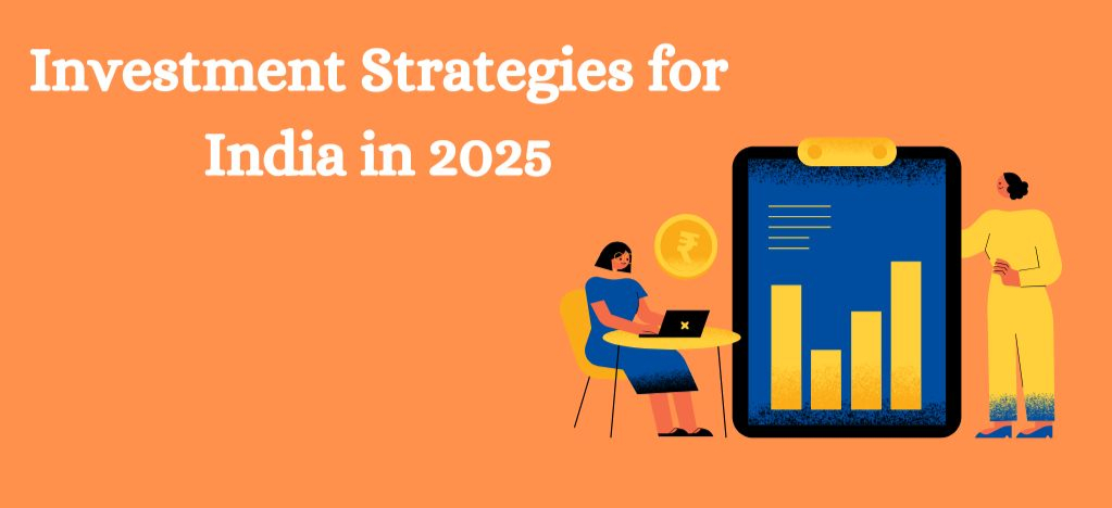 Indian investor learning key investment terms with charts and graphs in the background