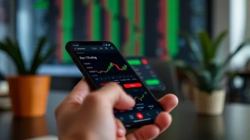 Young Indian using a mobile fintech app to start investing