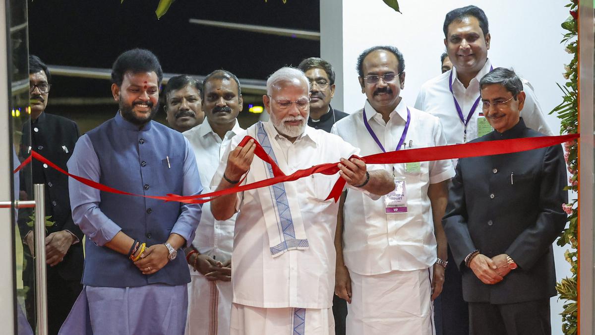 PM Modi inaugurating infrastructure development projects in Tamil Nadu worth ₹4,900 crore