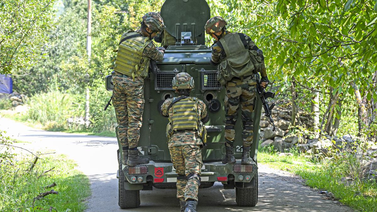 Security forces involved in Operation Mahadev after killing Pahalgam attack mastermind Suleiman Shah in Srinagar