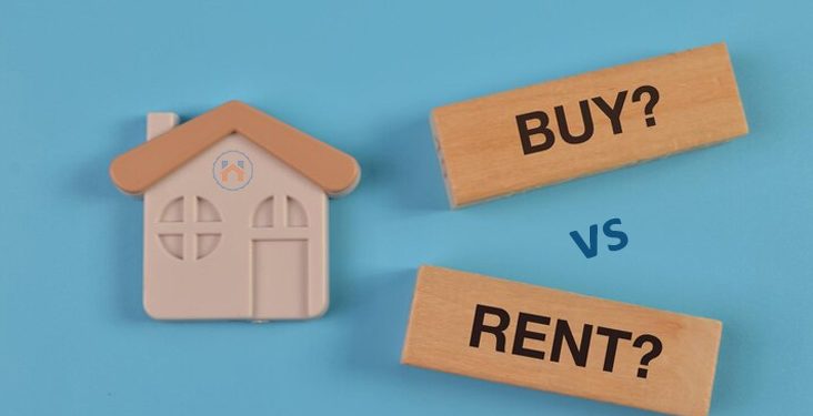 Comparison chart of home buying and renting costs in Indian metro cities in 2025