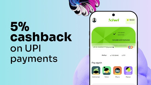A wallet with credit cards and a smartphone showing UPI cashback