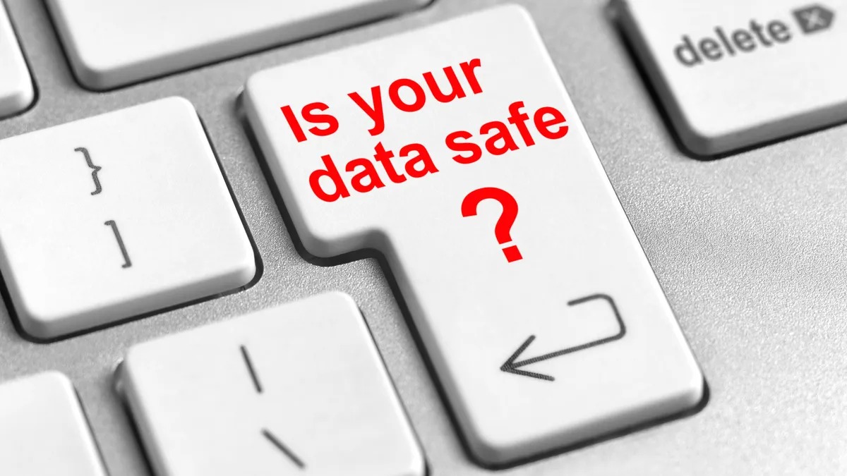 Illustration showing shielded user data protected by Vizzve on a mobile app