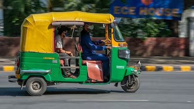 Bengaluru autorickshaw with updated digital fare meter in 2025