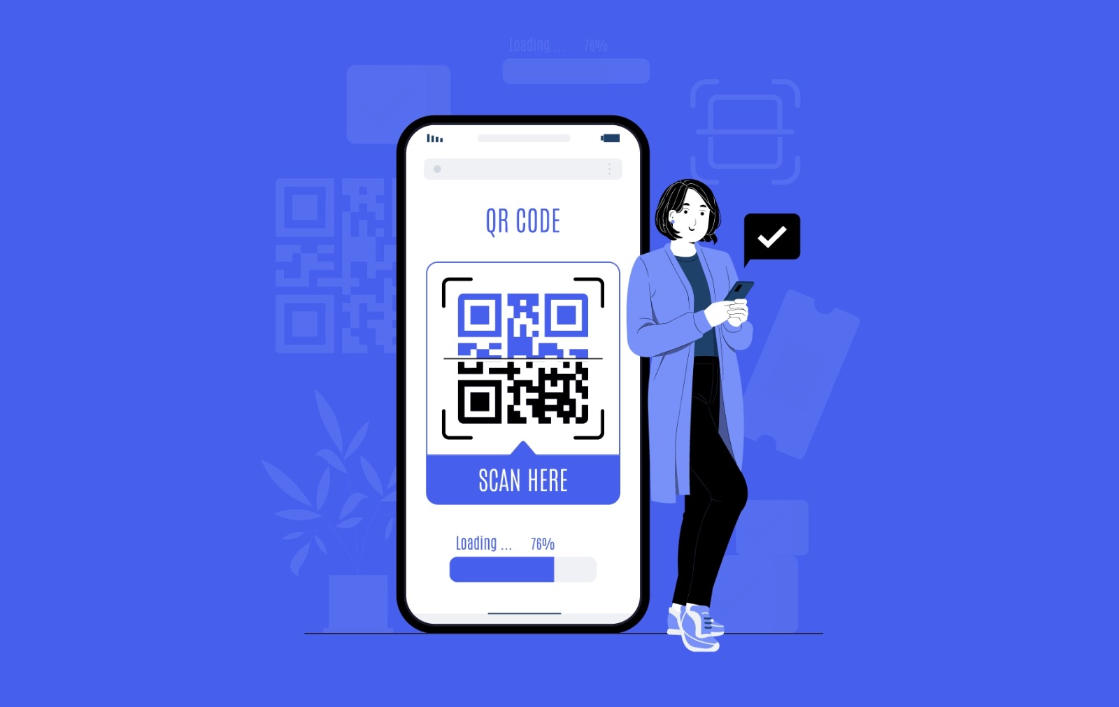 Illustration of UPI mobile app with limits and security settings