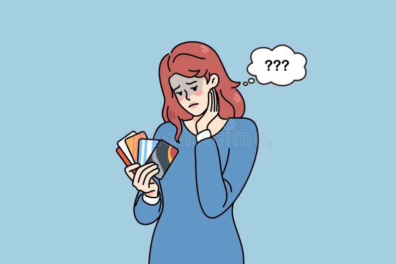 A person holding shopping bags with a broken piggy bank nearby, representing emotional spending