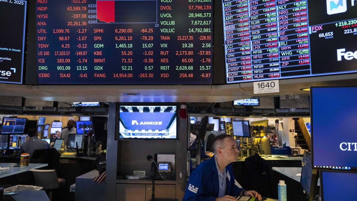 US stock market plunges after hiring slumps and tariffs roll out, August 2025