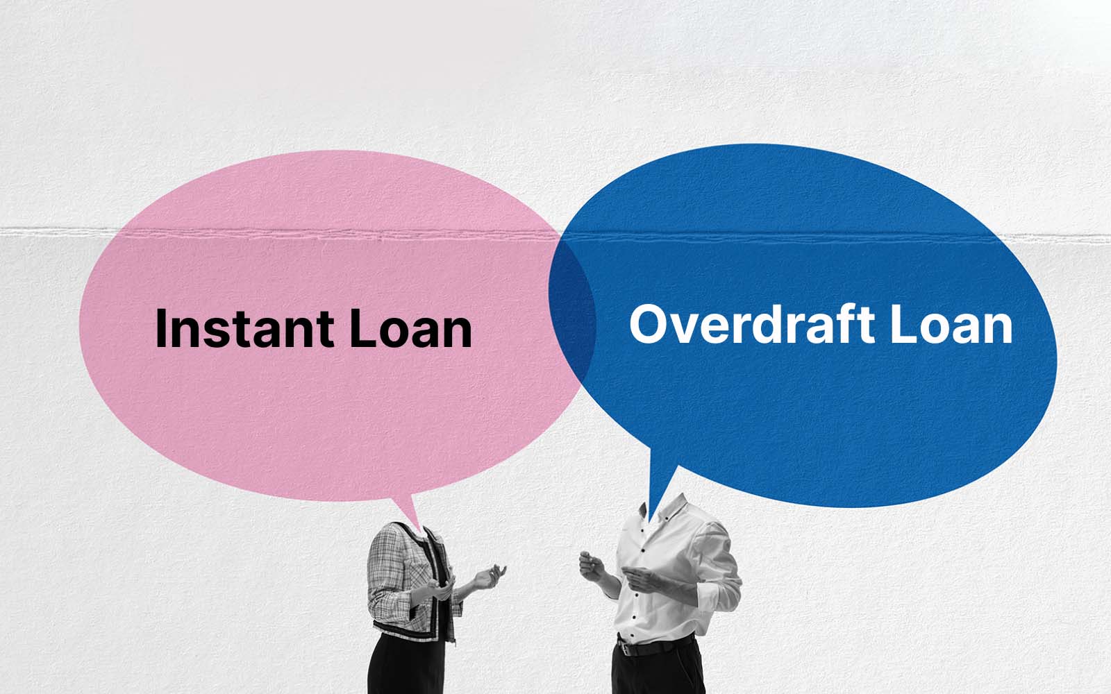 Comparison chart showing instant loan, overdraft, and credit card interest rates in an emergency