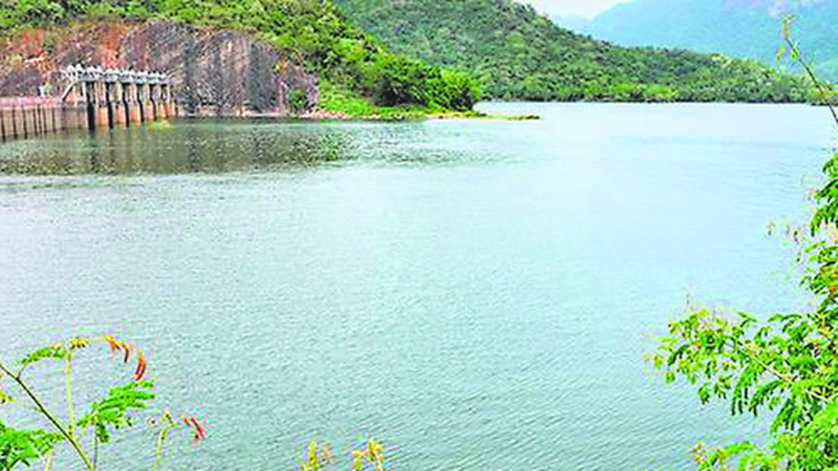 Papanasam Dam reservoir in Tamil Nadu showing high water level during monsoon season in 2025