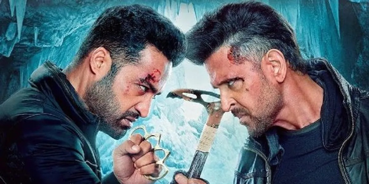 War 2 teaser scene with Hrithik Roshan and NTR Jr faceoff