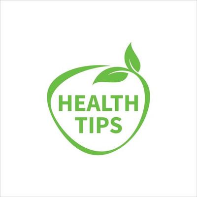 A person holding an umbrella in the rain with icons of flu, dengue mosquito, and medicine