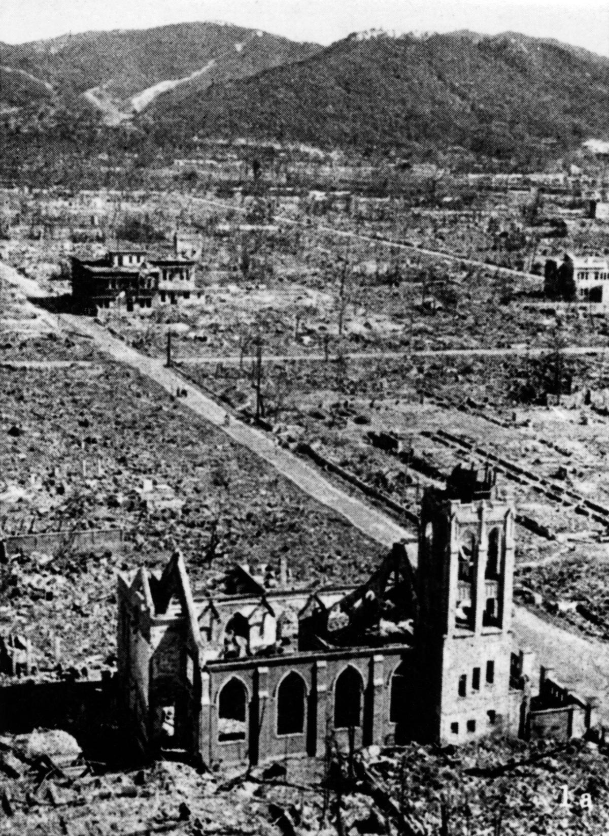 Crowd gathered at Hiroshima Peace Memorial Park during the 80th anniversary ceremony remembering the atomic bombing victims