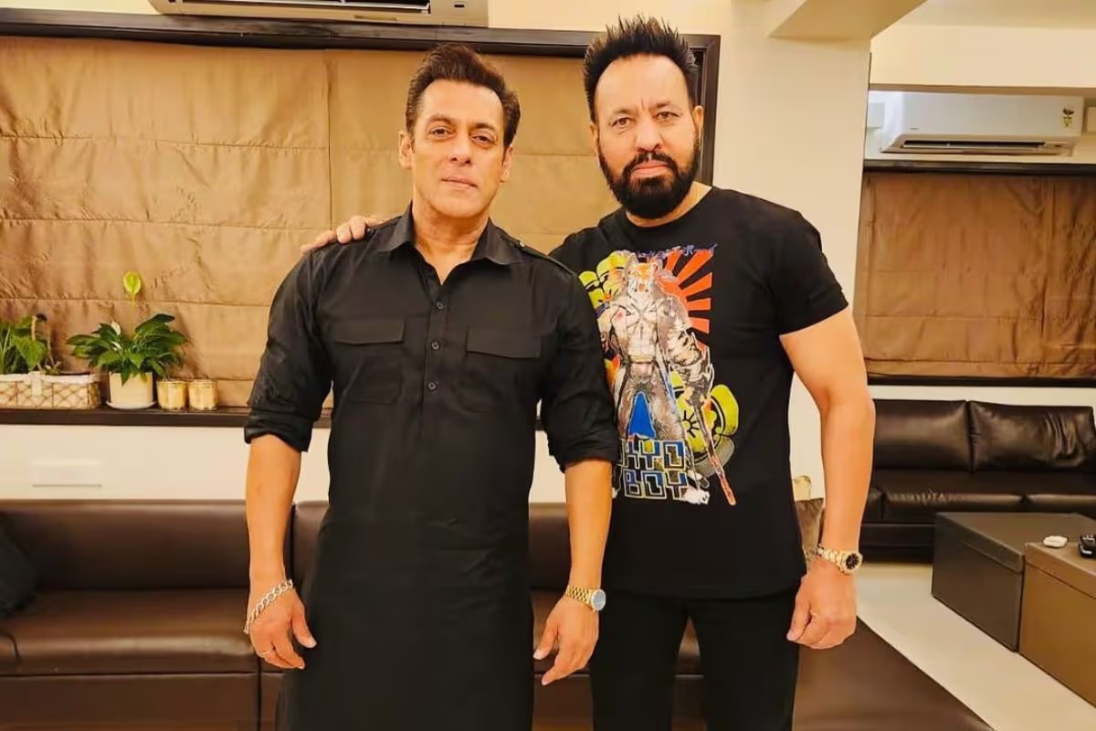 Salman Khan consoling his close confidante and bodyguard Shera during a personal loss   