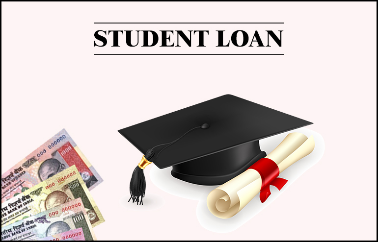 Young Indian graduate calculating student loan repayment plan