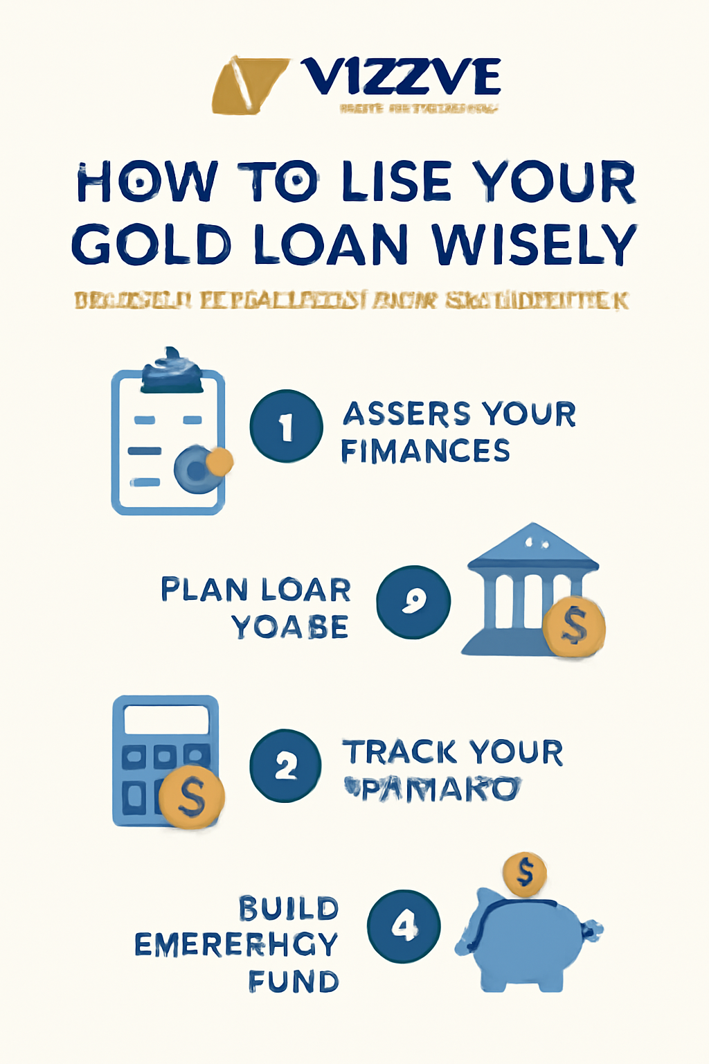 "Step-by-step gold loan budgeting tips after disbursal – Vizzve Finance"