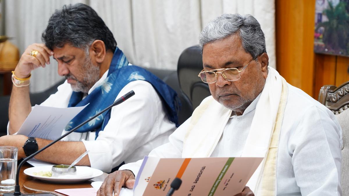 School children in Karnataka learning with Kannada as medium of instruction under new two-language policy recommended by SEP panel in 2025