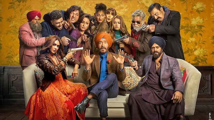 Ajay Devgn in Son of Sardaar 2 movie poster