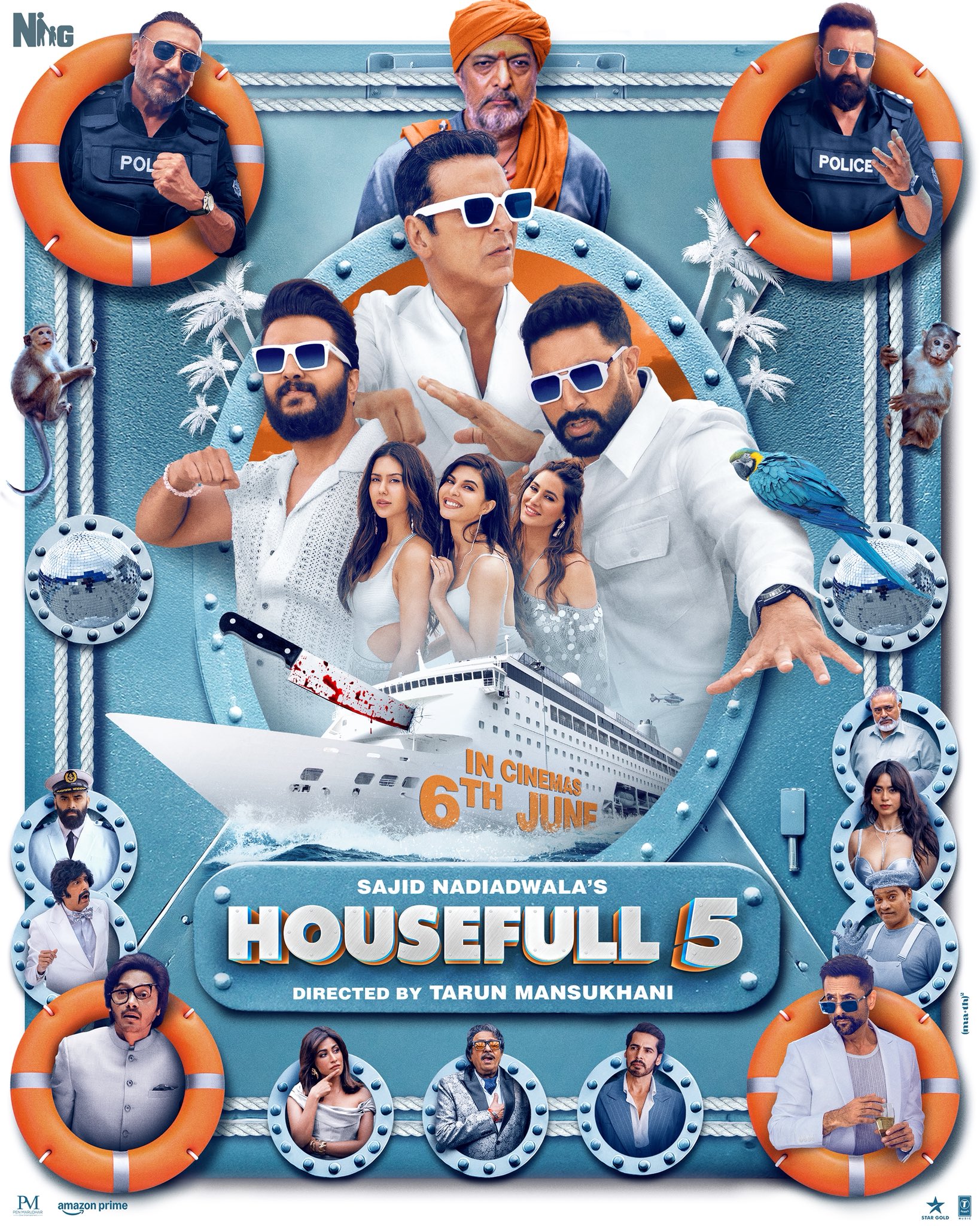 Akshay Kumar in Housefull 5 movie trailer poster