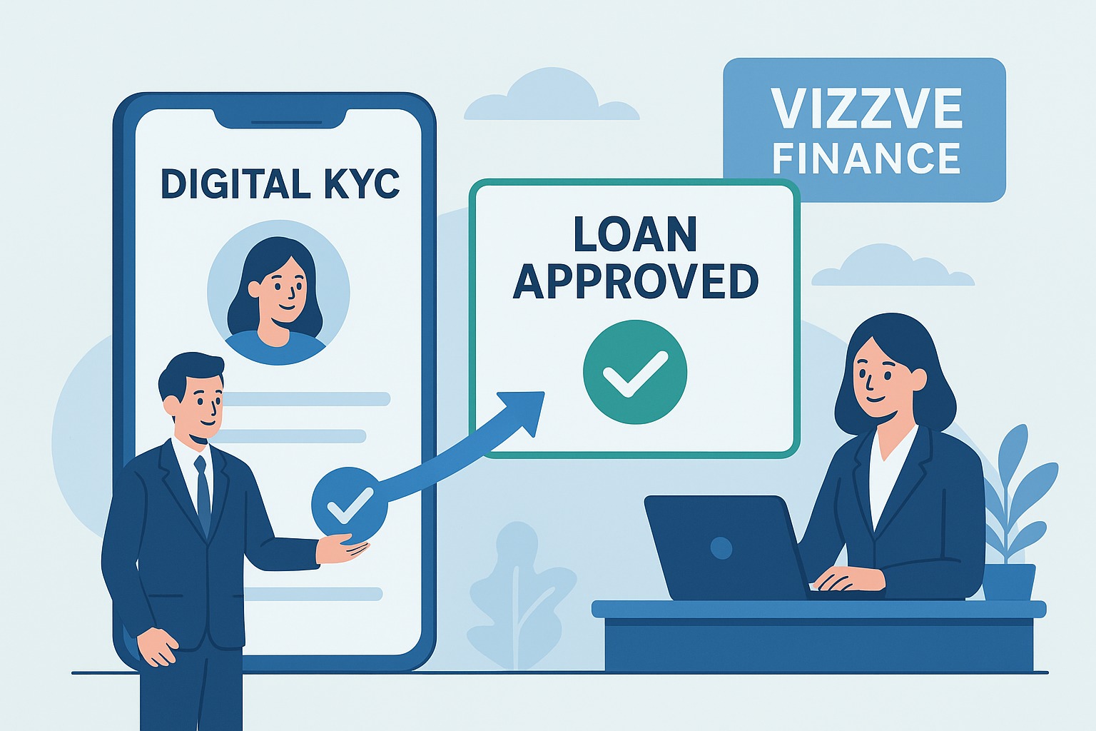 Digital KYC process accelerating loan approval at Vizzve Finance
