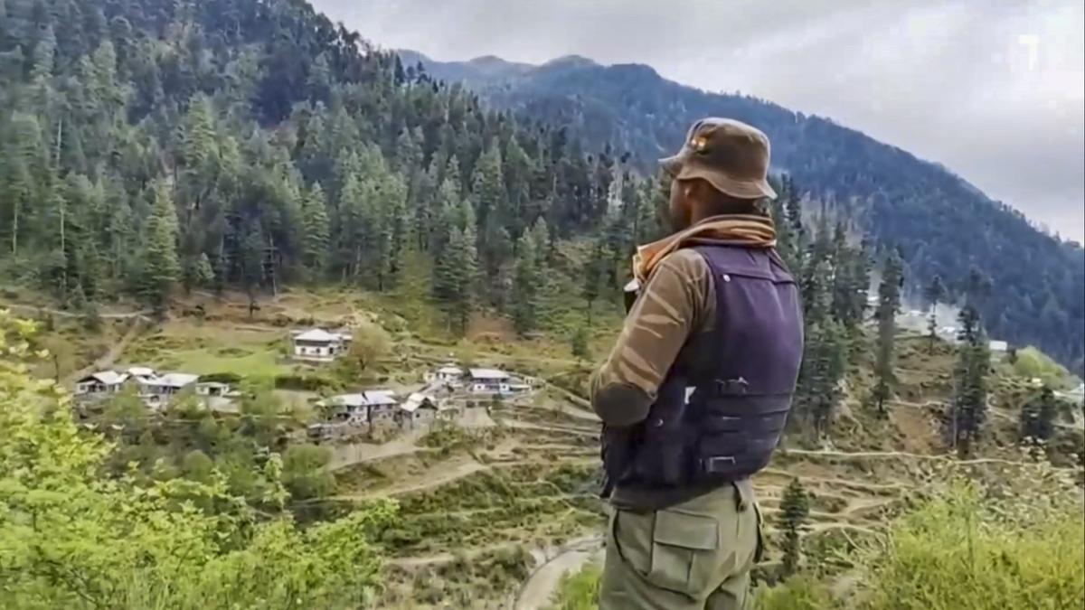 Indian Army troops engaged in counterterrorism operation in the Dul area of Kishtwar, Jammu and Kashmir, August 2025