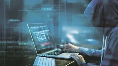 Conceptual image of a woman facing financial loss due to digital account restrictions