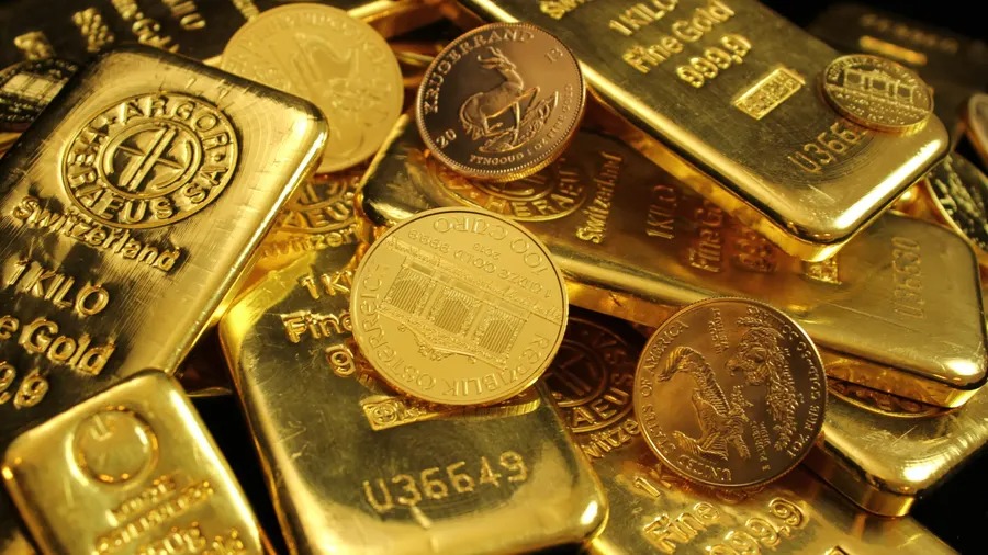 Gold bars and coins representing 18K, 22K, and 24K gold prices in Chennai, Mumbai, Delhi, Kolkata and other cities on 13 August 2025
