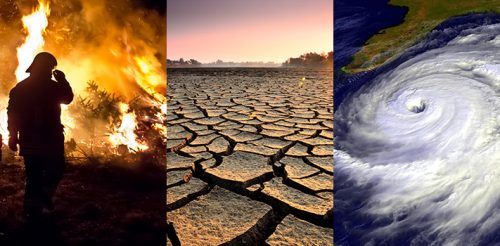 Climate change effects in India with floods, heatwaves, and renewable energy initiatives
