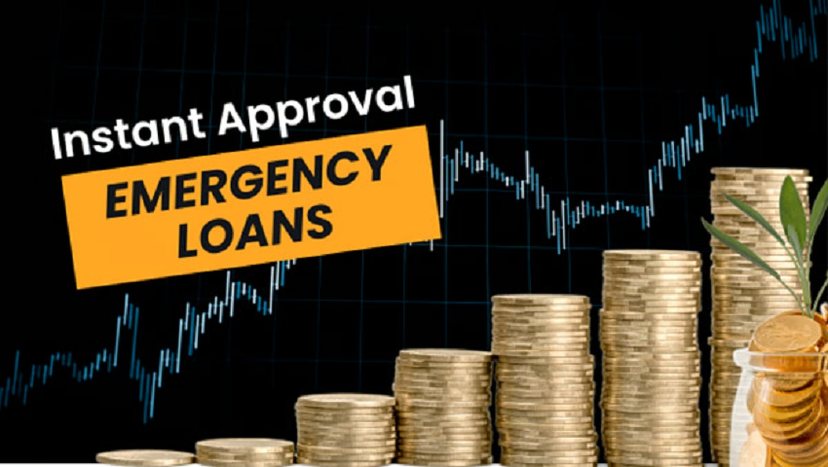 Family applying for instant loan during emergency