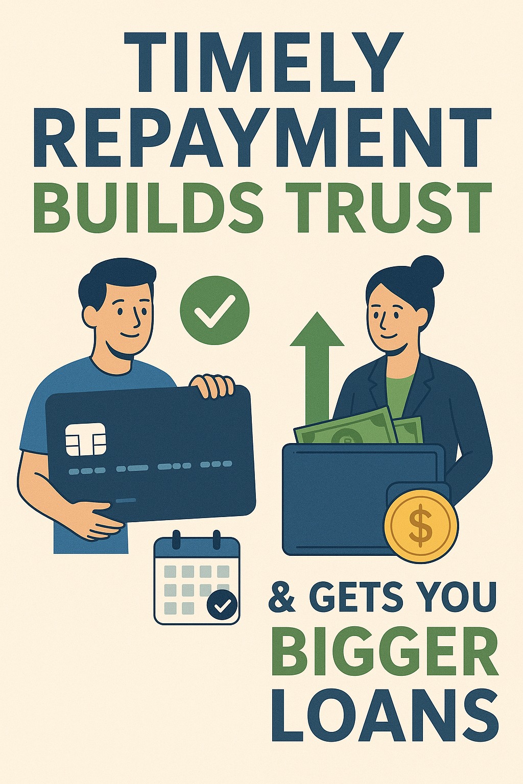 Borrower paying EMI on time using Vizzve app