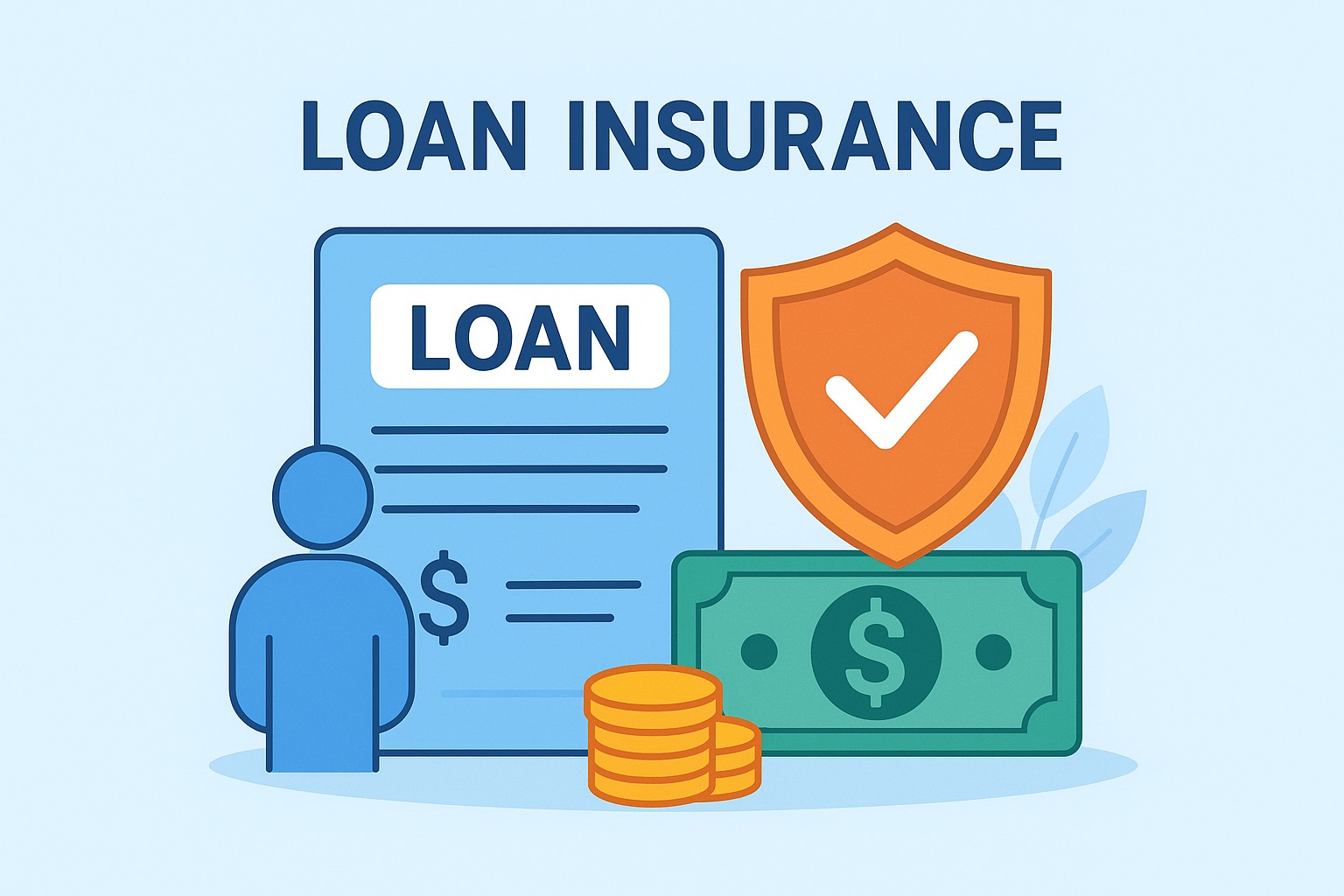 Borrower protected by loan insurance during financial emergency