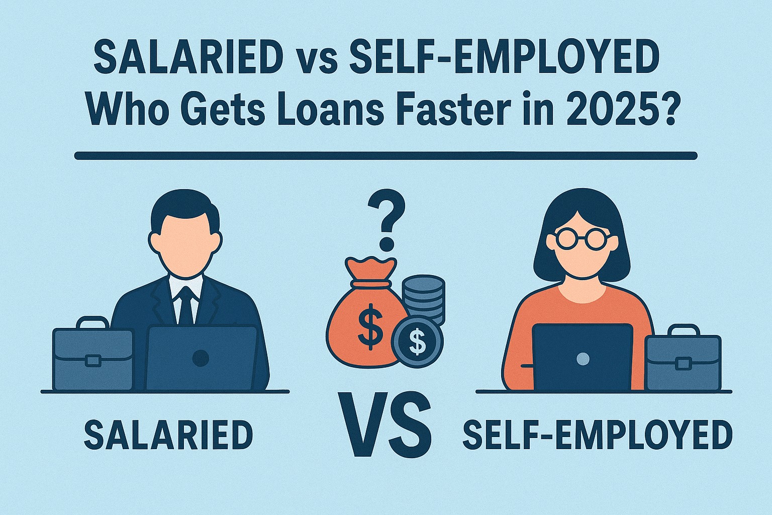 Salaried professional getting quick loan approval in India