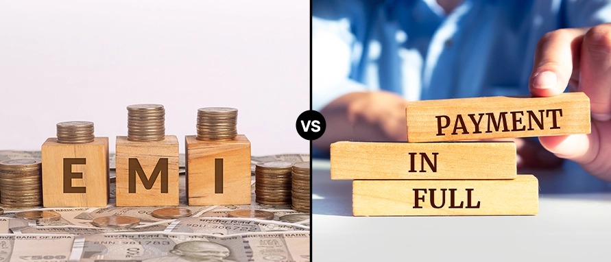 EMI vs full payment comparison India 2025
