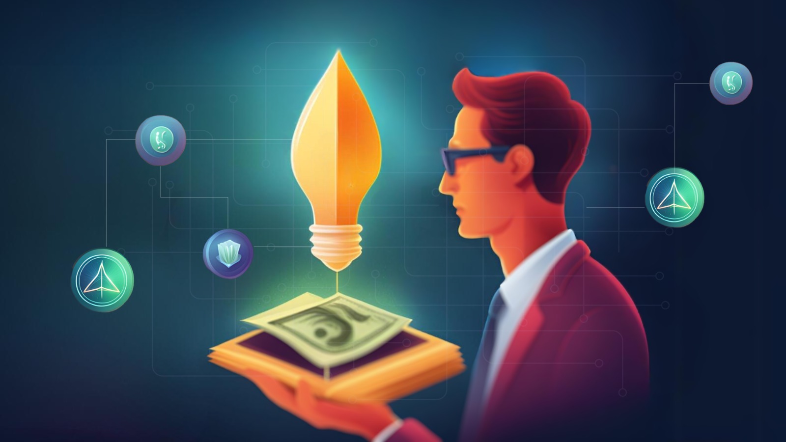 Startup founder comparing microloans and venture capital