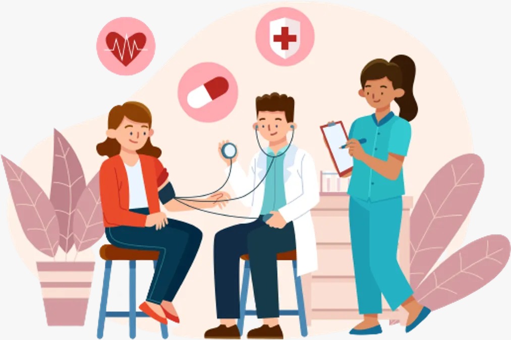 Patient receiving emergency medical treatment with financial assistance through a medical loan.