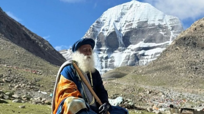 Sadhguru riding to Mount Kailash after brain surgeries raising health concerns