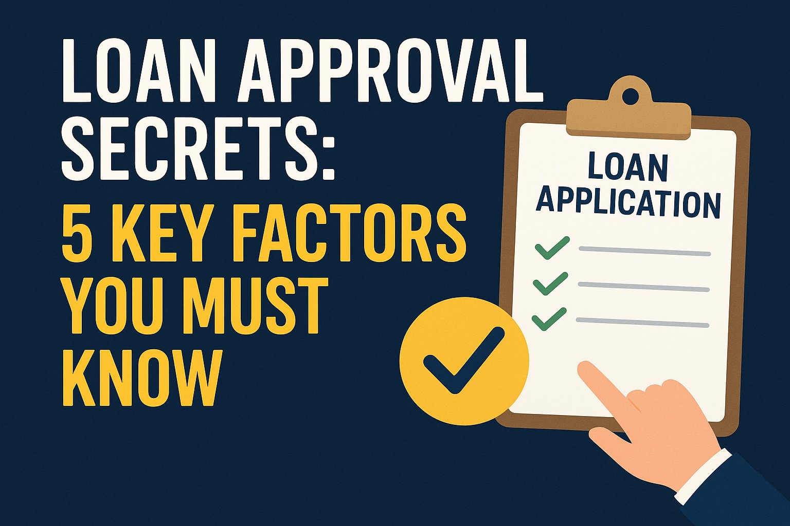 Person checking credit score before applying for a loan