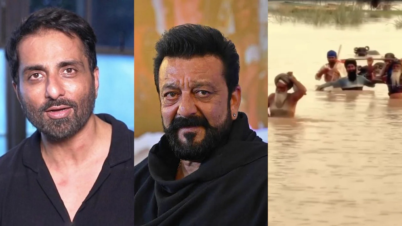 Sonu Sood distributing essentials to flood victims