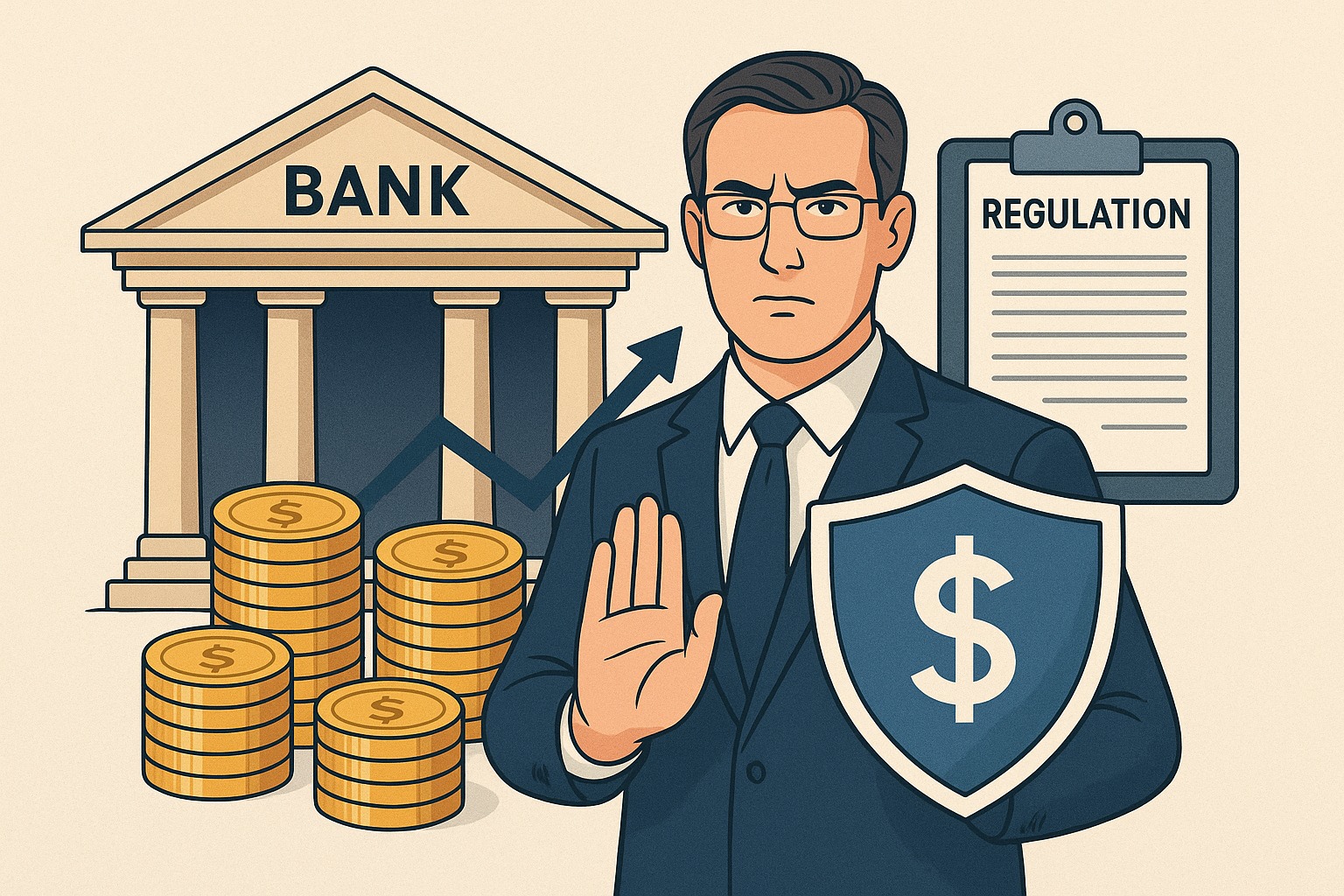 Independent banking regulators ensuring financial stability