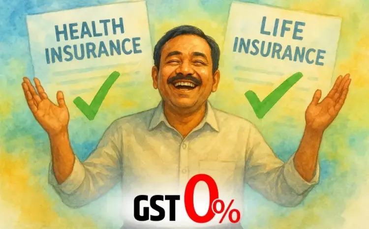 Zero GST on life and health insurance improves affordability for Indian households.