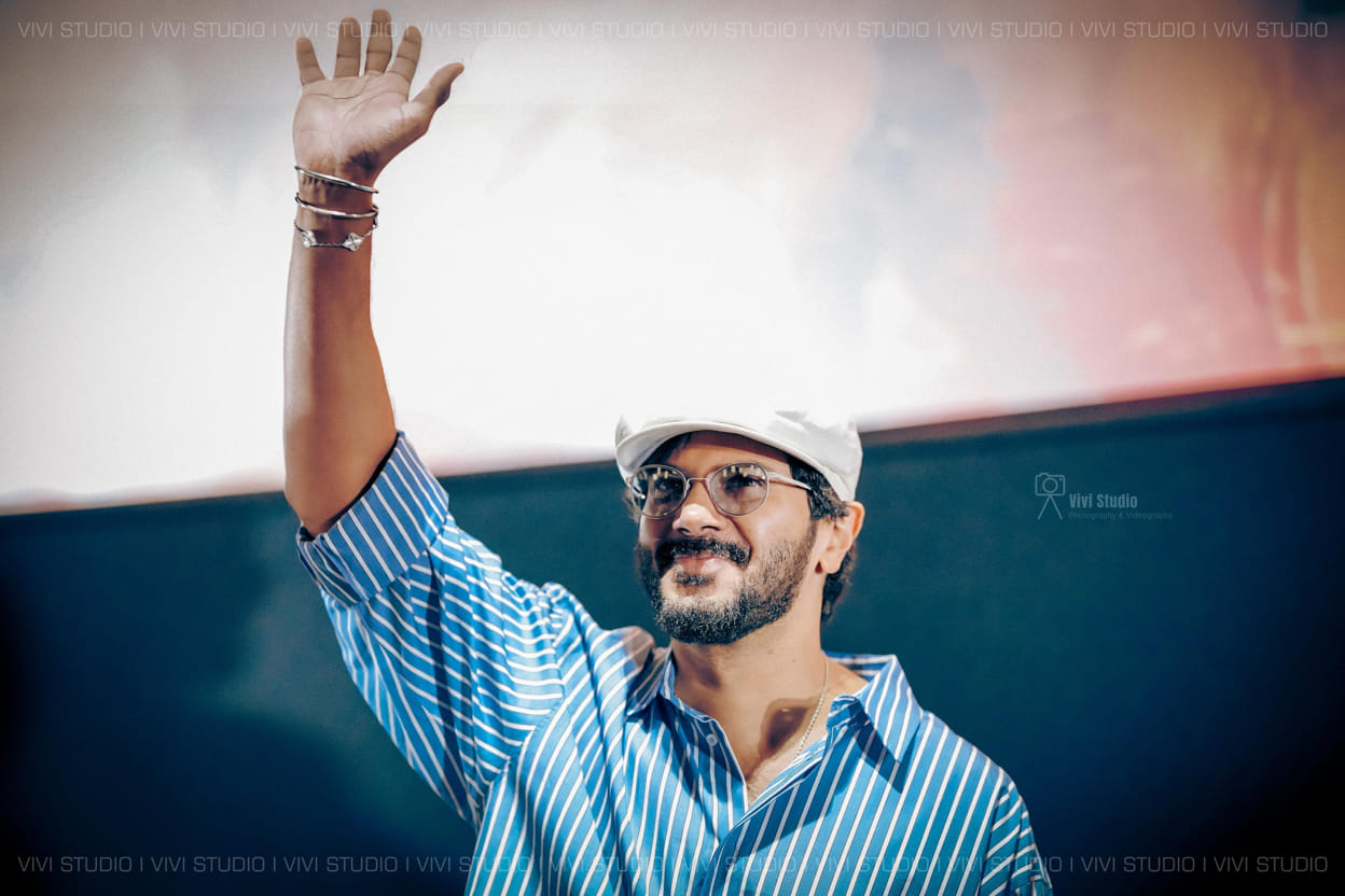 Dulquer Salmaan in Lokah Chapter 1 on set.