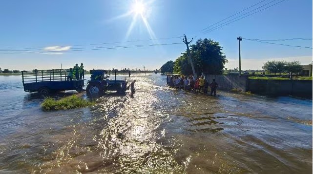“Punjab floods illegal sand mining blame game”