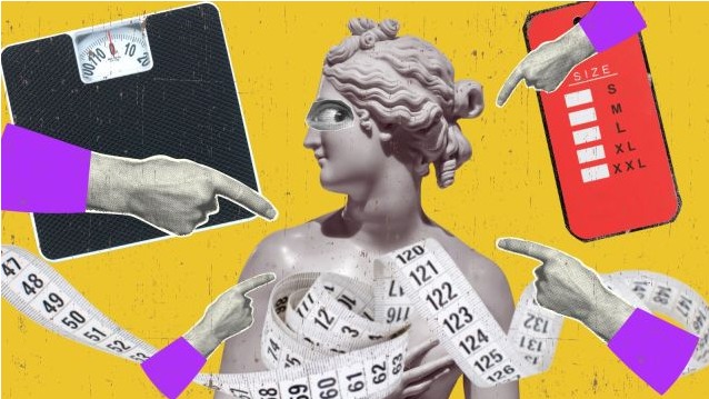 Woman confidently embracing her body, symbolizing freedom from body-shaming in Indian homes