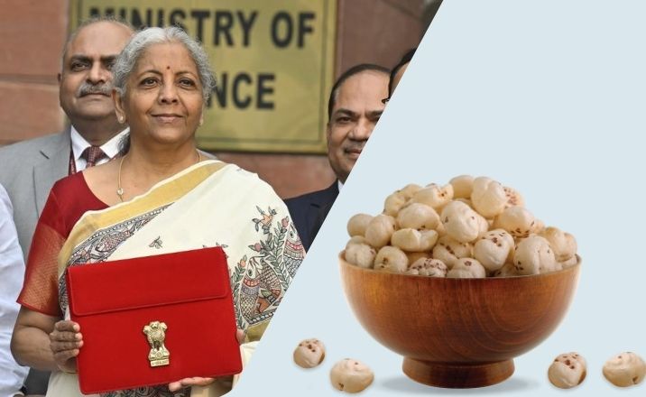 Union Finance Minister Nirmala Sitharaman interacting with makhana farmers in Bihar.