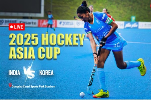 Alt key: India vs Korea Women’s Hockey Asia Cup 2025 live score updates from Hangzhou