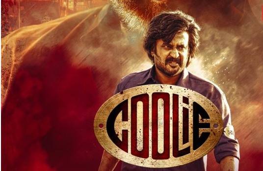 "Rajinikanth Coolie Streaming Release Poster"