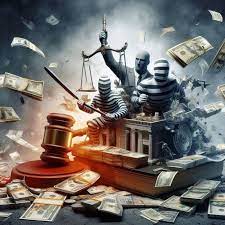 Swiss Parliament Building with Financial District in the Background