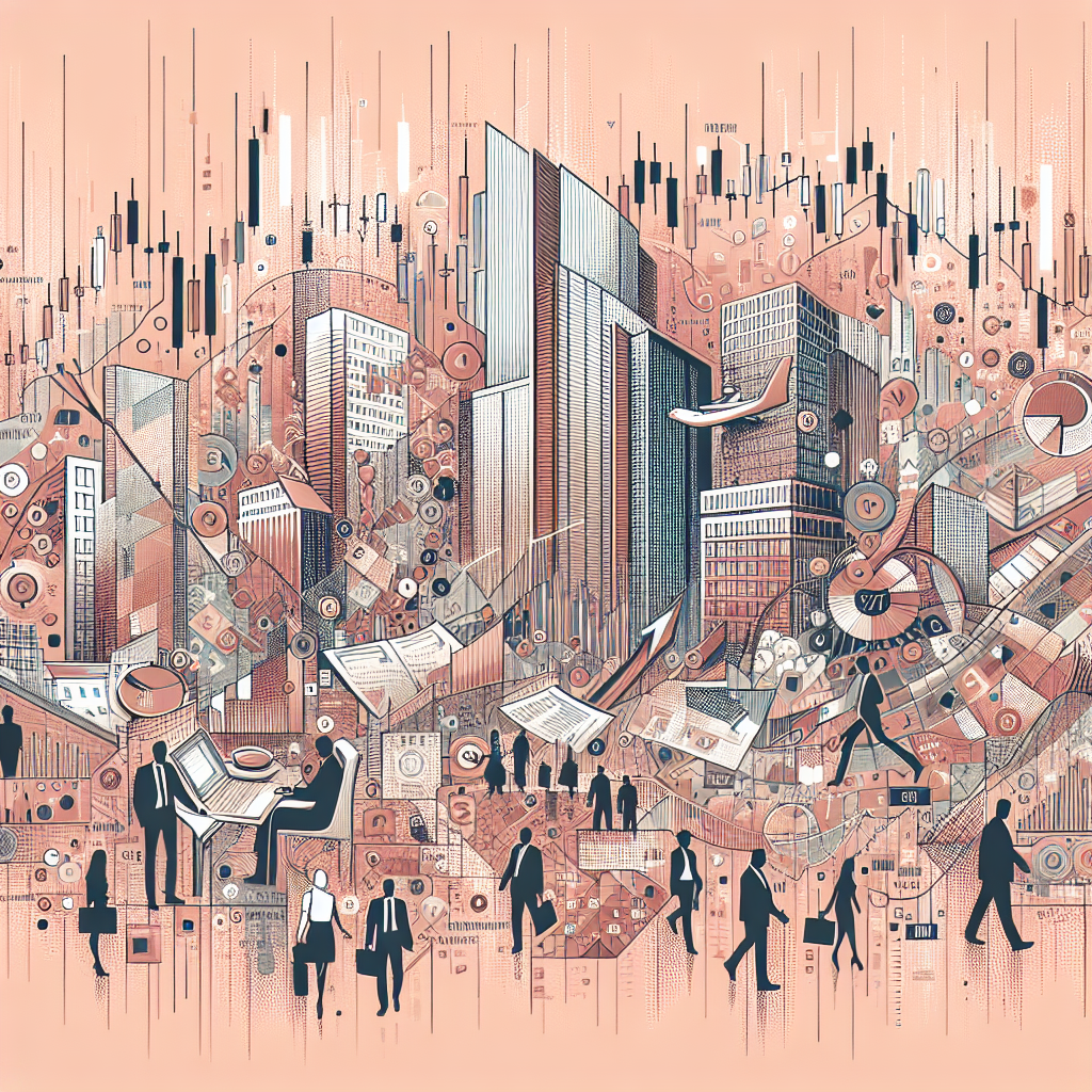 Global financial market volatility due to economic headlines
